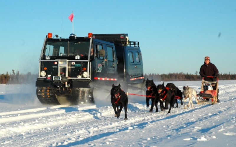 Hagglunds BV206 with Royal Marines in Sweden